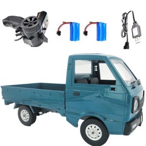 Wpl D12 1/10 2wd Rc  Car Simulation Drift Truck Brushed 260 Motor Climbing Car Led Light On-road Rc Car Toys For Boys Kids Gifts 2 battery  |   RC Cars RC Cars 2 battery