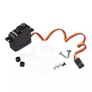 WPL D12 Metal OP Accessaries Diy Upgrade Rc Off Road Car Model Spare 17g metal gear steering gear_1:16  |   RC Cars RC Cars 17g metal gear steering gear + 1:16