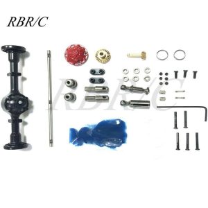 WPL D12 Metal OP Accessaries Diy Upgrade Rc Off Road Car Model Spare Rear axle upgrade_1:16  |   RC Cars RC Cars RC Cars