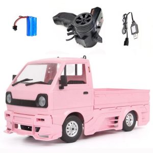 Wpl  New  Product  D12d 1/10 2.4g Off-road Climbing Drift Rc  Car Vehicle Models Toys With Large Surrounded & Blow Vent Pink  |   RC Cars RC Cars Pink