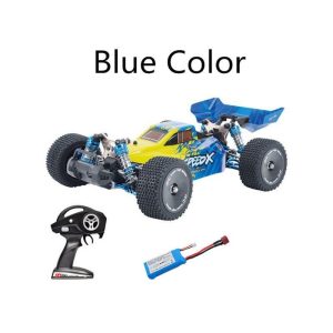 Xlf F16 Rtr 1/14 2.4ghz 4wd 60km/h Metal Chassis Rc  Car Full Proportional Vehicles Model Blue+extra Tires blue  |   RC Cars RC Cars Blue