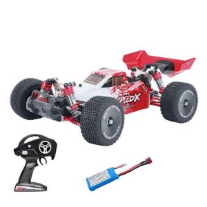 Xlf F16 Rtr 1/14 2.4ghz 4wd 60km/h Metal Chassis Rc  Car Full Proportional Vehicles Model Blue+extra Tires red  |   RC Cars RC Cars RC Cars