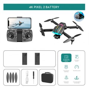 XT105 2.4G WIFI Rc Drone With 4K Camera Foldable Aerial Photography Optical Flow Positioning Obstacle Avoidance Brushless RC Quadcopter For Birthday Gifts 2 batteries  |   RC Drones RC Drones 2 batteries