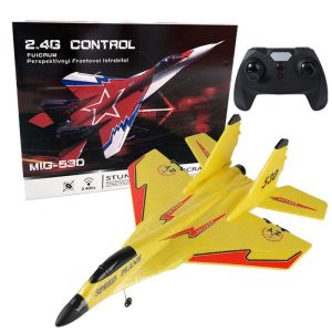 ZY-530 Remote Control Airplane With Light 2.4G EPP Foam Aircraft Fixed Wing RC Glider Yellow  |   RC Helicopters RC Drones & Vehicles RC Helicopters