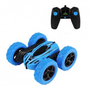 360 Degrees Rotating Double Sided RC Stunt Car with Light 1:24 Modeling Toy for Kids blue  |   RC Accessories RC Accessories Blue