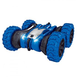 Mini RC Cars 2.4GHz 360 Degree Flip Double Side Stunt Car Rechargeable Remote Control Vehicle Model Toys For Boys Girls Birthday Xmas Gifts blue  |   RC Cars RC Cars Blue