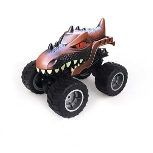 Q148 Dinosaur Trucks For Boys 1:16 Scale 2WD Remote Control Climbing Car Toys For Kids Birthday Gifts Brown  |   RC Cars RC Cars Brown