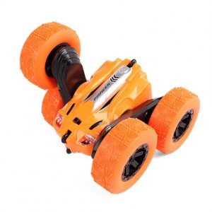 2.4ghz Remote Control Car Double Sided Tumbling 360 Degree Rotating Stunt Car With Light Gifts For Children orange  |   RC Cars RC Cars Orange