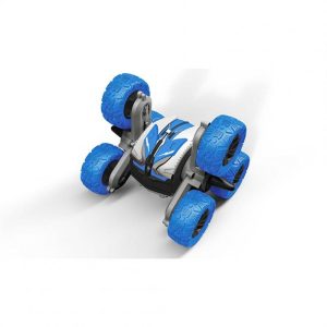 2.4ghz Remote Control Car Rechargeable Amphibious 4wd 6-Wheel Rotation Stunt RC Car Blue  |   RC Cars RC Cars Blue