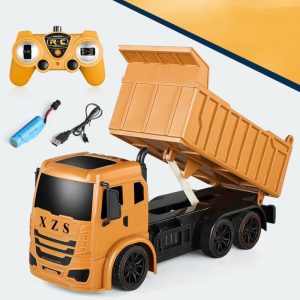 9031 Wireless Remote Control Engineering Truck 7-channel Simulation 2.4g Rc Dump Truck For Children Toys Orange  |   RC Cars RC Cars Orange