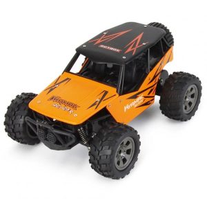 Remote Control Car 1:18 Children Big Wheel Alloy Off-road Vehicle Rechargeable Remote Control Car Toy 1810A Orange 1:18  |   RC Cars RC Cars 1810A Orange + 1:18